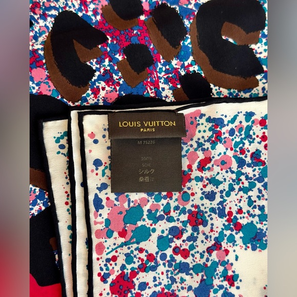 Louis Vuitton Stephen Sprouse Silk Scarf w Box - Picture 5 of 5